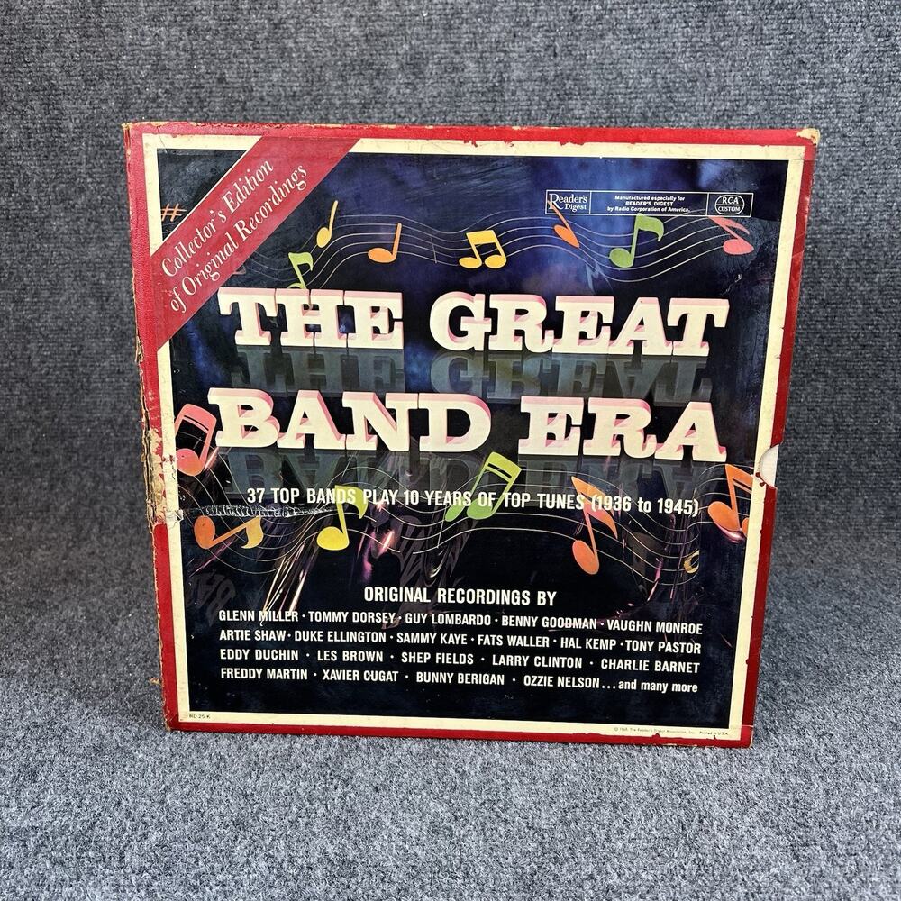 Vintage The Great Band Era 1936–1945 Vinyl Box Set Reader’s Digest